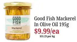 Farmer Jack's Good Fish Mackerel offer