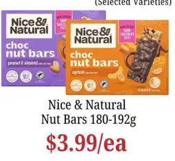 Farmer Jack's Nice & Natural Nut Bars offer