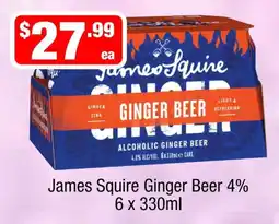 Liquor Stax James Squire Ginger Beer offer