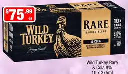Liquor Stax Wild Turkey Rare & Cola offer