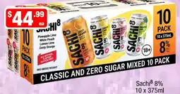 Liquor Stax Sachi8 Classic and Zero Sugar Mixed offer