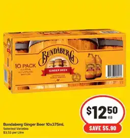 IGA Bundaberg Ginger Beer offer