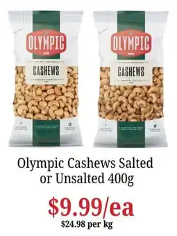 Farmer Jack's Olympic Cashews offer