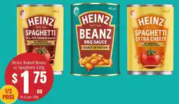 Farmer Jack's Heinz Baked Beans or Spaghetti offer
