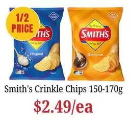 Farmer Jack's Smith's Crinkle Chips offer