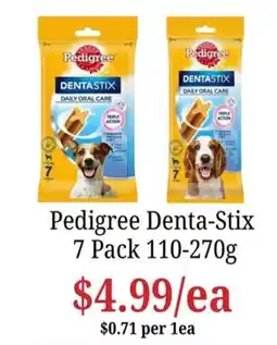 Farmer Jack's Pedigree Denta-Stix offer