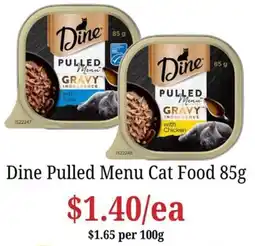 Farmer Jack's Dine Pulled Menu Cat Food offer