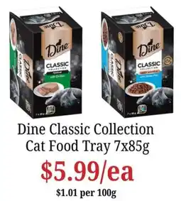 Farmer Jack's Dine Classic Collection Cat Food Tray offer