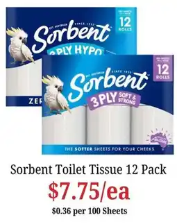 Farmer Jack's Sorbent Toilet Tissue offer