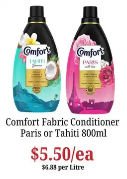 Farmer Jack's Comfort Fabric Conditioner offer