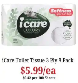 Farmer Jack's iCare Toilet Tissue offer