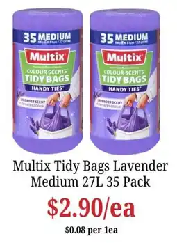 Farmer Jack's Multix Tidy Bags Lavender offer