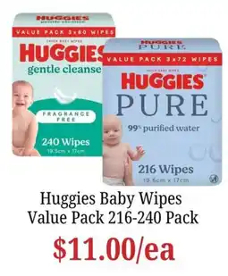 Farmer Jack's Huggies Baby Wipes offer