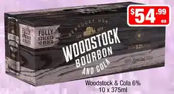Liquor Stax Woodstock & Cola 6% offer