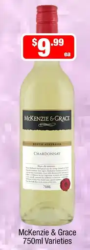 Liquor Stax McKenzie & Grace Chardonnay offer