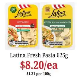 Farmer Jack's Latina Fresh Pasta offer