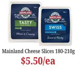 Farmer Jack's Mainland Cheese Slices offer