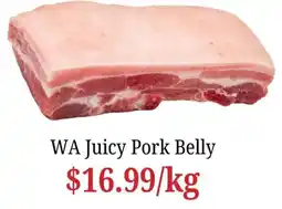 Farmer Jack's WA Juicy Pork Belly offer