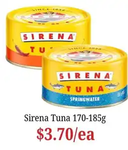 Farmer Jack's Sirena Tuna offer