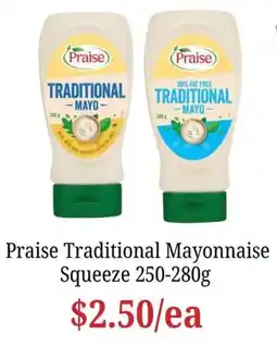 Farmer Jack's Praise Traditional Mayonnaise Squeeze offer
