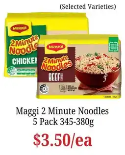 Farmer Jack's Maggi 2 Minute Noodles offer