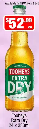 Liquor Stax Tooheys Extra Dry offer