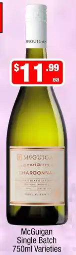 Liquor Stax McGuigan Single Batch Chardonnay Varieties offer