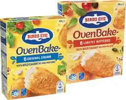 IGA Birds Eye Oven Bake Fish Fillets Selected Varieties offer
