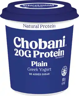 IGA NEW Chobani Protein Greek Yogurt Plain offer