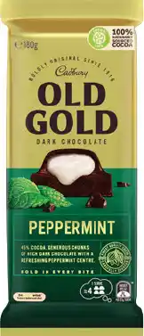 IGA Cadbury Old Gold Chocolate Block 165‑180g Selected Varieties offer