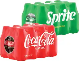IGA Coca‑Cola or Sprite 12x300mL Selected Varieties offer