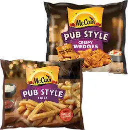 IGA McCain Pub Style Wedges or Fries 750g Selected Varieties offer
