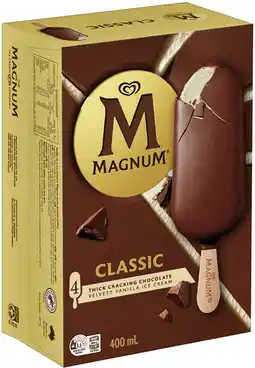 IGA Streets Magnum Ice Cream 4‑6 Pack Selected Varieties offer