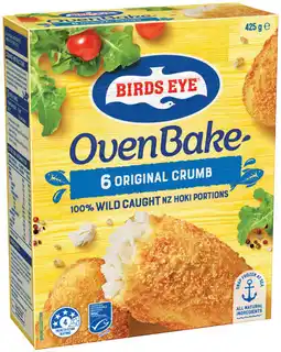 IGA Birds Eye Oven Bake Fish Fillets Selected Varieties offer