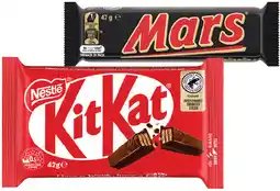 IGA Nestlé, Mars Medium Bars 35‑50g or M&Mʼs 35‑49g Selected Varieties offer