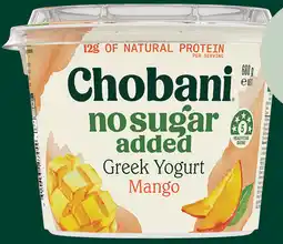 IGA NEW Chobani No Sugar Added Greek Yogurt Mango offer