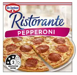 IGA Dr. Oetker Ristorante Pizza 310‐390g Selected Varieties offer