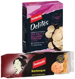 IGA Fantastic Delites or Rice Crackers 100g Selected Varieties offer