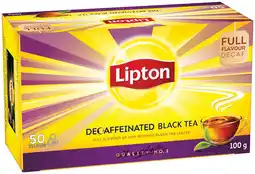 IGA Lipton Decaffeinated Tea Bags offer