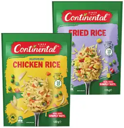 IGA Continental Flavoured Rice Selected Varieties offer