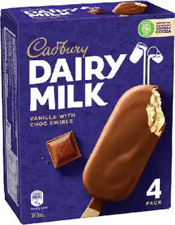 IGA Cadbury Ice Cream Sticks Selected Varieties offer