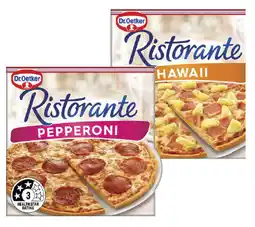 IGA Dr. Oetker Ristorante Pizza 310‑390g Selected Varieties offer