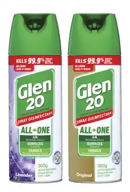 IGA Glen 20 Disinfectant Spray* Selected Varieties offer
