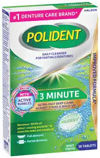 IGA Polident Denture Daily Cleanser Tablets Selected Varieties offer