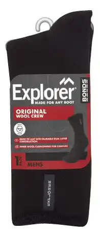 IGA Bonds Explorer Socks Short Black 11-14 offer