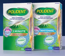IGA Polident Denture Daily Cleanser Tablets Selected Varieties offer
