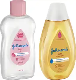IGA Johnsonʼs Baby Oil or Shampoo 200mL Selected Varieties offer
