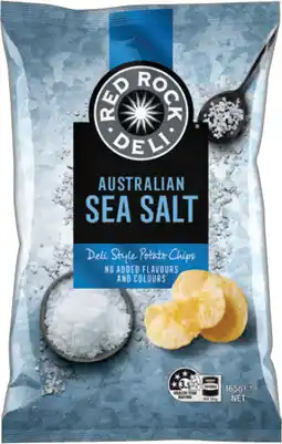 IGA Red Rock Deli Chips 150‑165g Selected Varieties offer