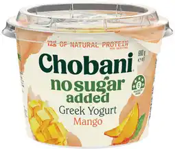 IGA NEW Chobani No Sugar Added Greek Yogurt Mango offer