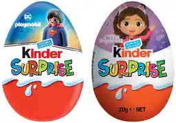 IGA Kinder Surprise Chocolate Egg Selected Varieties offer